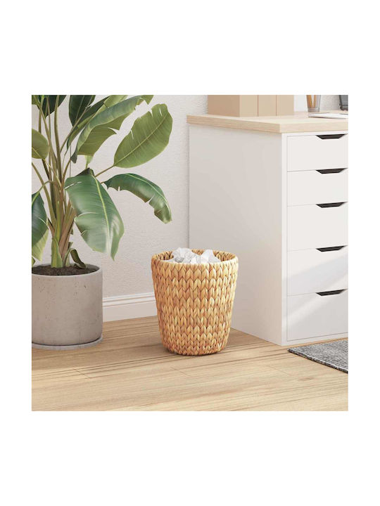 vidaXL Waste Bin Waste Plastic Brown 25x25x28.5cm 2pcs
