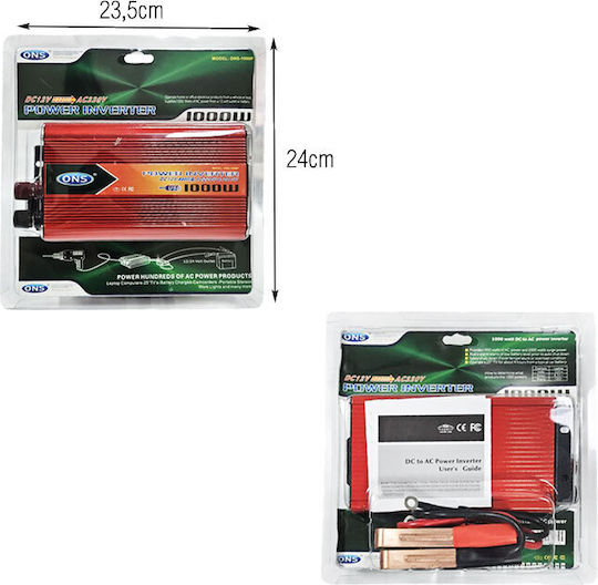 PerVoi Inverter für Autos 1000W für 12V DC