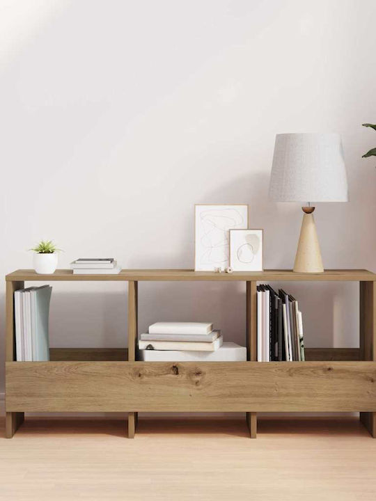 vidaXL PU Magazine Rack Brown 45x30x102cm