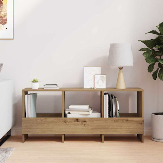vidaXL PU Magazine Rack Brown 45x30x102cm