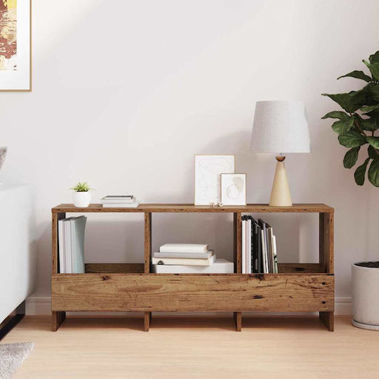 vidaXL PU Magazine Rack Brown 45x30x102cm