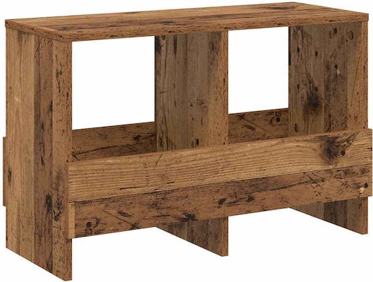 vidaXL Zeitschriftenständer Braun 45x30x68.5cm 1Stück