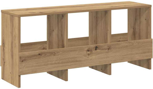 vidaXL PU Magazine Rack Brown 45x30x102cm