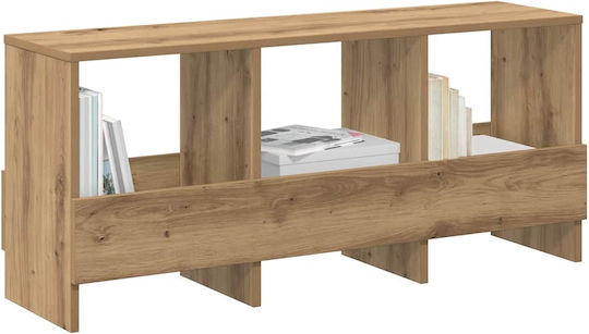 vidaXL PU Magazine Rack Brown 45x30x102cm