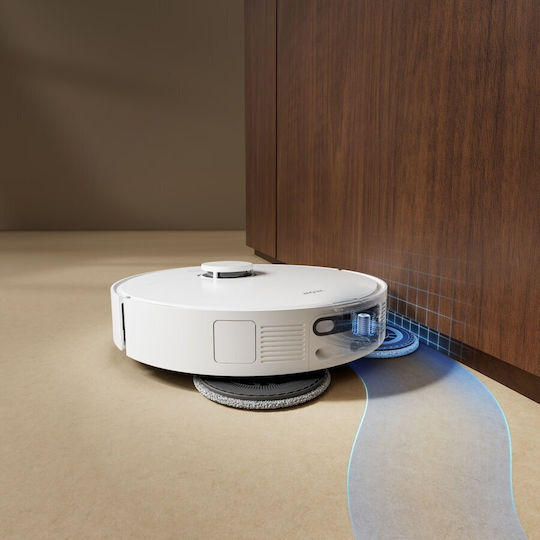 Mova E40 Ultra Σκούπα Ρομπότ με Χαρτογράφηση Laser & Απορρόφηση 19000Pa Λευκή