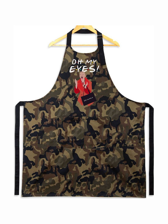 Koupakoupa Friends Ποδιά Κουζίνας Πράσινη 31.5x20cm KP_32686_apron-army