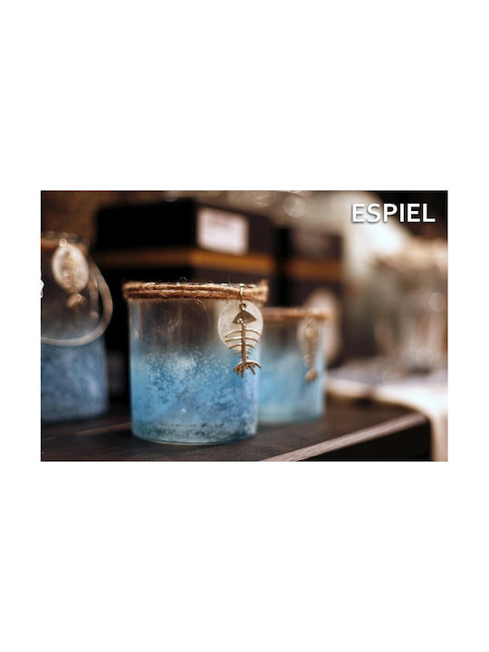 Espiel Decorative Vase Transparent 6.2x6.2x15.3cm