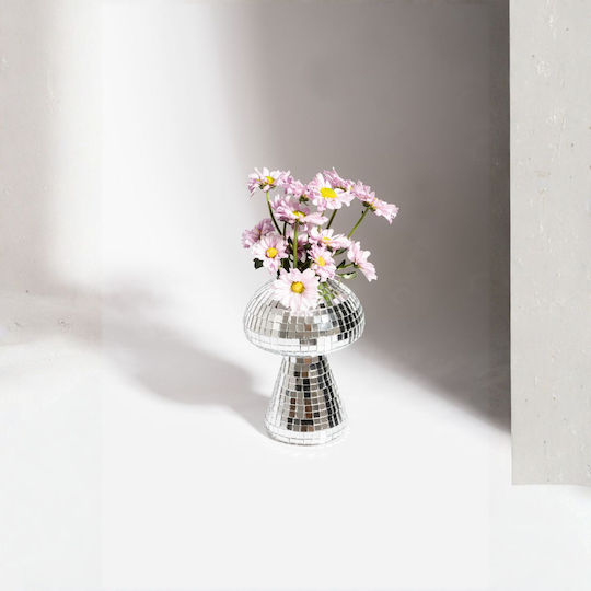 L’expressionist Decorative Vase Silver
