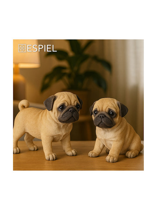 Espiel Decorative Dog Polyresin 11x8x11cm 1pcs