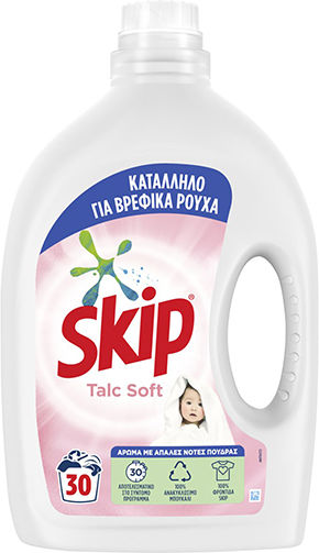 Υγρό Απορρυπαντικό Ρούχων Talc Soft Skip 30 Μεζ