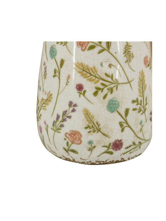 Artekko Decorative Vase Aging White 16x11.5x18cm