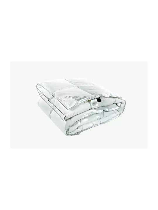 La Luna Πάπλωμα Υπέρδιπλο με Γέμιση Microfiber 240x260εκ. Microdown Duvet Λευκό 350 GSM 10.5 togs