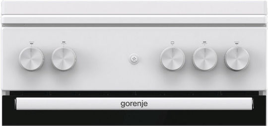 Gorenje Κουζίνα Υγραερίου 70lt με Εστίες Υγραερίου Π50εκ. Λευκή