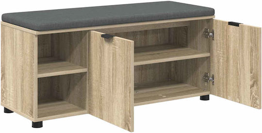 Eingangsmöbel mit Bank Sonoma Oak 100x38x46cm