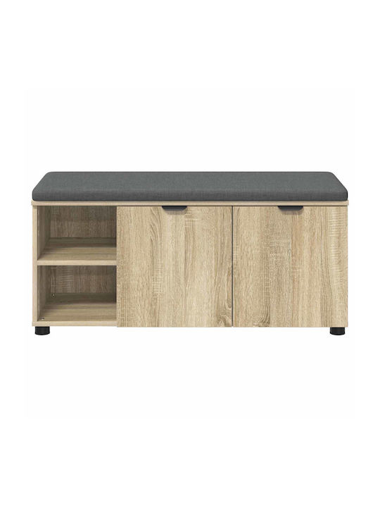 Eingangsmöbel mit Bank Sonoma Oak 100x38x46cm