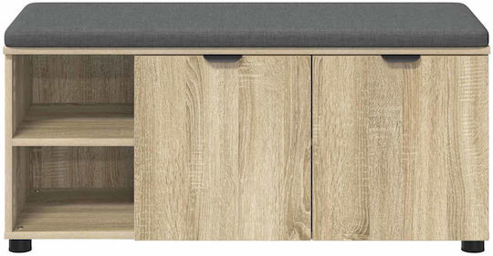 Eingangsmöbel mit Bank Sonoma Oak 100x38x46cm