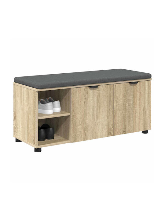 Eingangsmöbel mit Bank Sonoma Oak 100x38x46cm