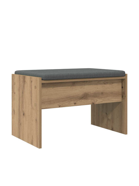 Bench Outdoor Wooden with Pillows 60x38x46cm