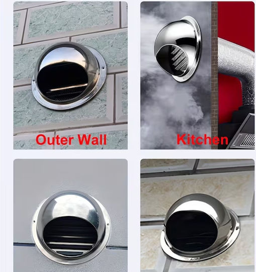 Vent Louvers 10x10cm Round