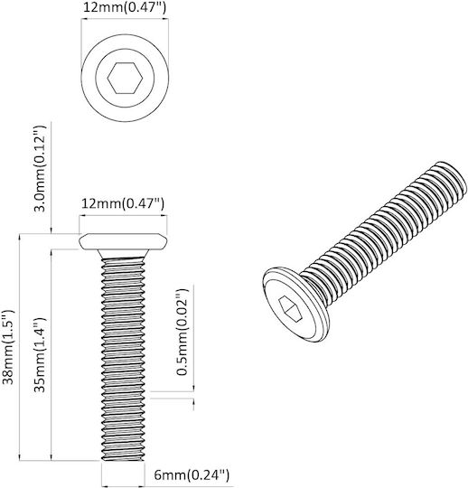 vidaXL Screw 2514pcs