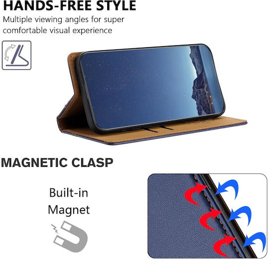 L-shaped Book Μπλε (Realme GT 8 Pro)