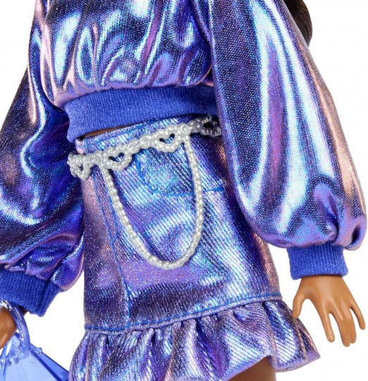 Barbie Deluxe Style - Metallic Blue Dress Doll for 3+ years+ Years