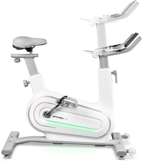 Spokey Zen Upright Exercise Bike Electromagnetic with Wheels