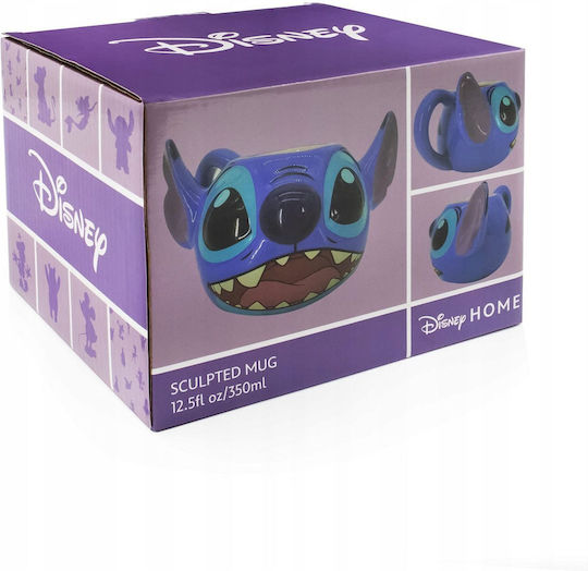 Stitch Mug Ceramic Multicolored 350ml