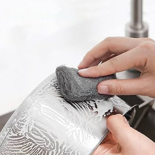 Viosarp Set Küchenschwämme Allgemeine Verwendung Silber 12 Stück
