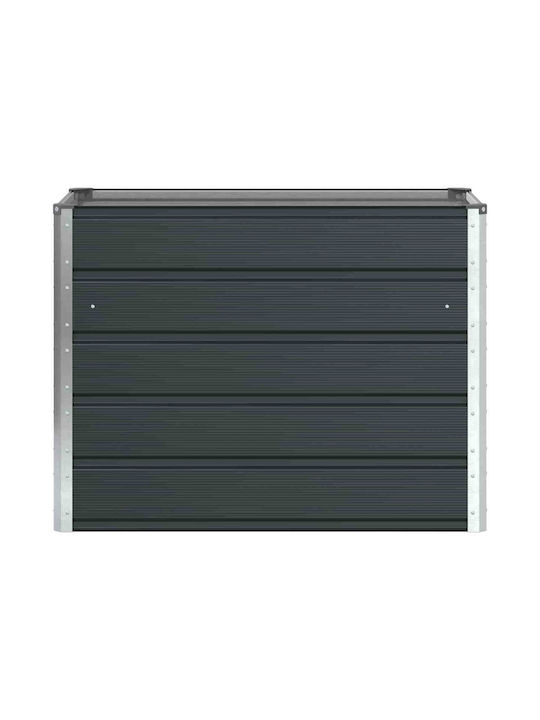 vidaXL Topf Metallisch Charcoal 480x50x45cm.