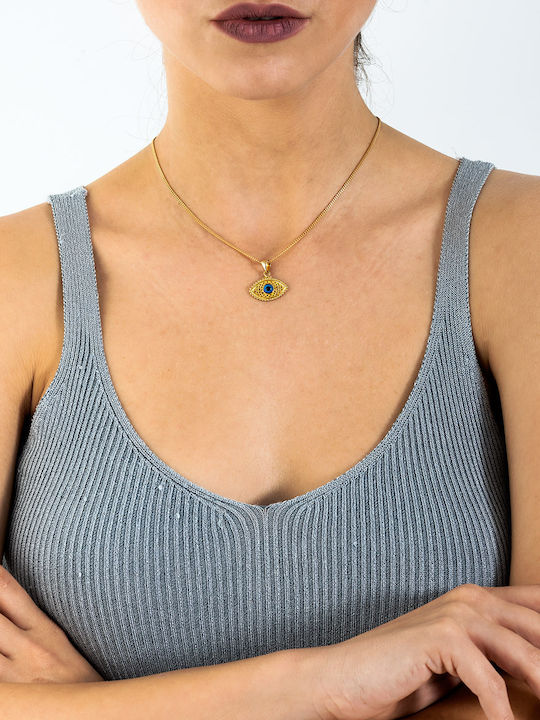 George Art Jewels Byzantinisches Charm Auge aus 14K Gold