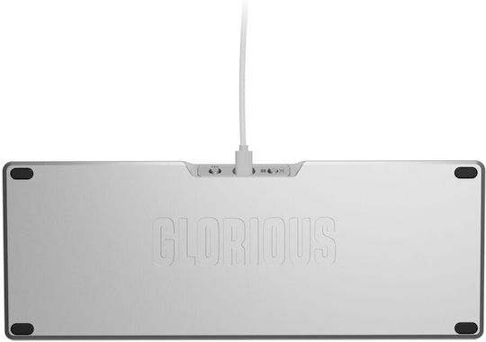Glorious PC Gaming Race GMMK 3 Pro Gaming Mechanical Keyboard 65% with Glorious Fox switches and RGB lighting (International English) Silver