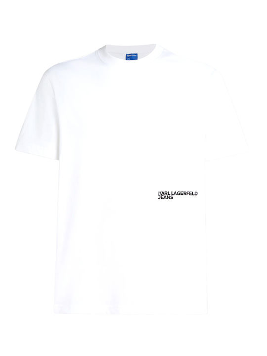 T-shirt Λευκό-μαύρο-μπλε