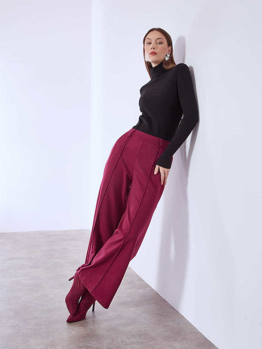 Celestino Γυναικείο Ζιβάγκο Ριπ Slim Fit Μαύρο