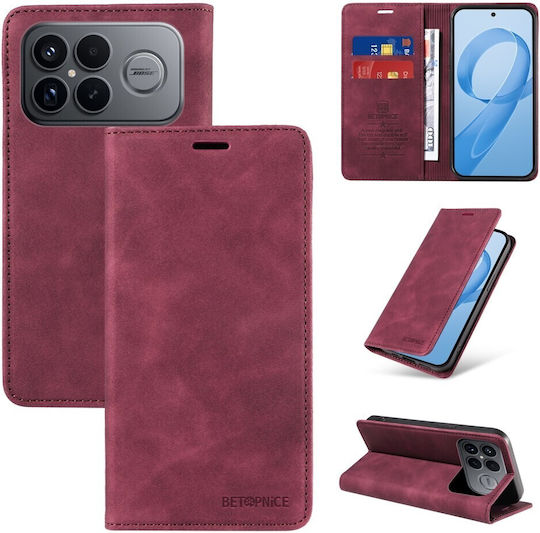 Betopnice 003 Book Μπορντό (Poco F8 Ultra)