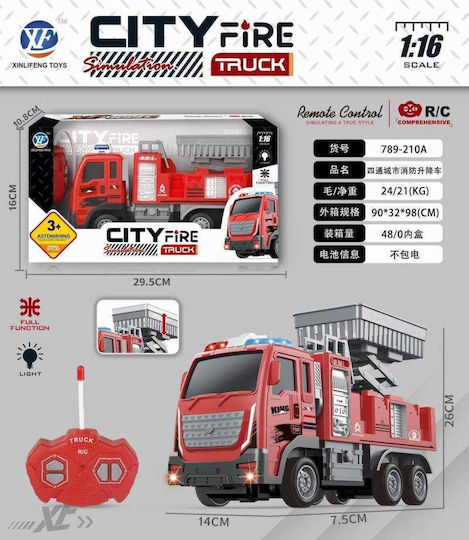 Fahrzeug Ferngesteuertes Feuerwehrfahrzeug