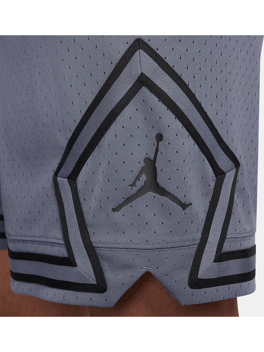 Diamond Men's Athletic Shorts Dri-Fit Gray