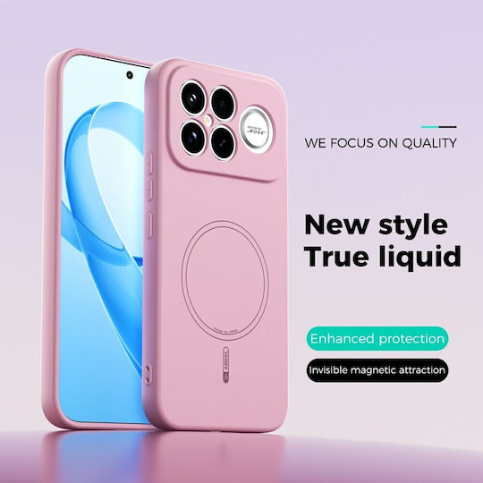 Abeel Back Cover Σιλικόνης Ροζ (Poco F8 Ultra)