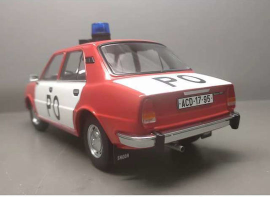 Skoda 105l 1976 Model Pompieri Ediție Limitată 360 Bucăți Scara 1:18 Triple 9