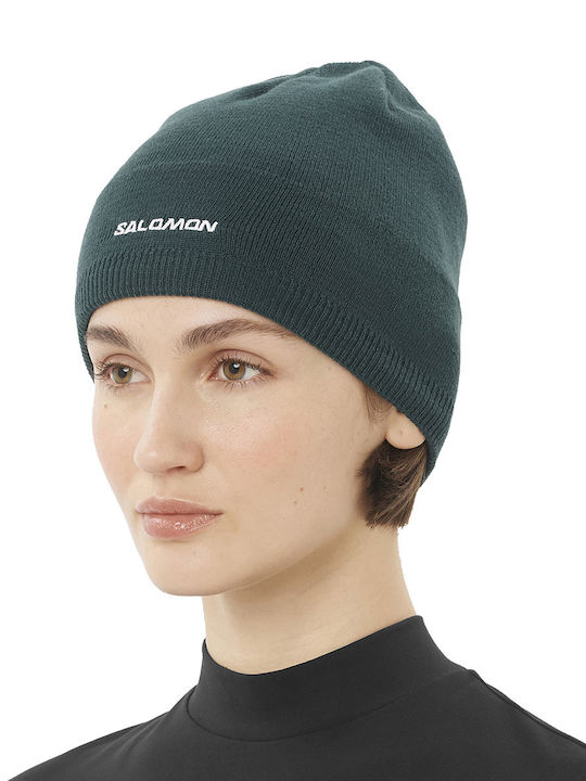 Beanie Unisex Fleece Beanie Knitted in Green color