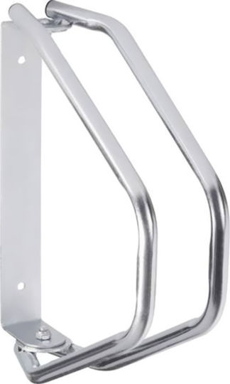 Dunlop Wall Mounted Bicycle Parking Rack Stainless Steel 1 Slot 02839597