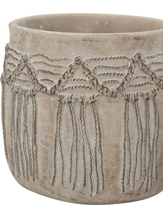 Artekko Cement Planter Concrete Beige 19.5x19.5x17cm.