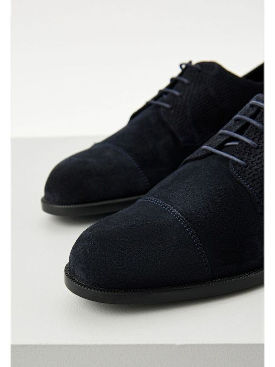 Men's Leather Dress Shoes Blue