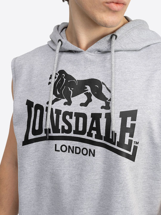 Lonsdale Bignor Marl Grey/black with Hood
