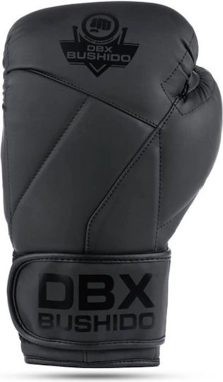 DBX Bushido Γάντια Πυγμαχίας για Αγώνα Μαύρα