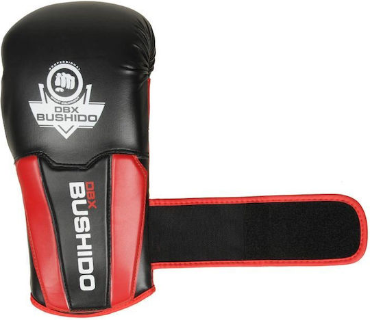DBX Bushido Γάντια Πυγμαχίας από Συνθετικό Δέρμα για Αγώνα Κόκκινα