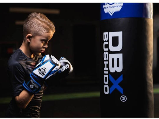 DBX Bushido Kids Boxing Gloves made of Synthetic Leather for Match Blue