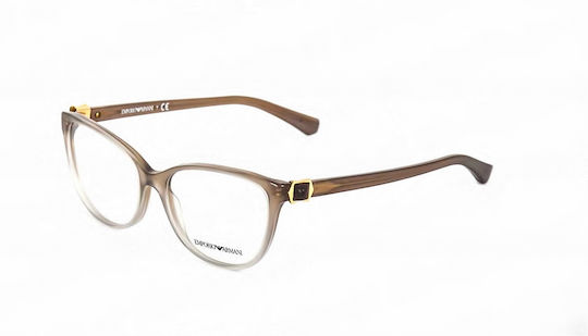 Emporio Armani Σκελετός Γυαλιών Μπεζ EA3077 5458