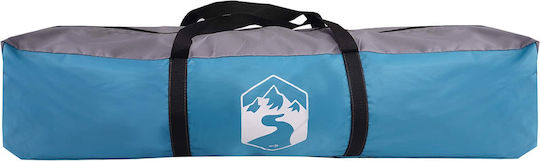 vidaXL Summer Camping Tent Toilet Blue 160x160x227cm