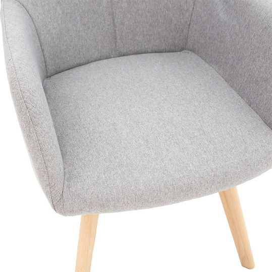 Nasima Scaune Sala de mese Grey-natural 4buc 57x58x84buc